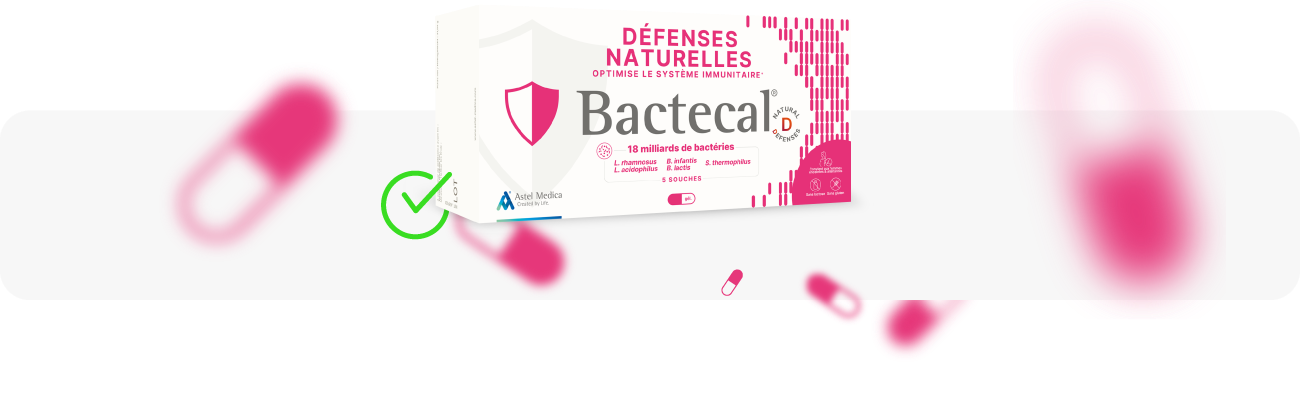 Bactecal&reg; D, compl&eacute;ment alimentaire naturel pour optimiser le fonctionnement normal du syst&egrave;me immunitaire